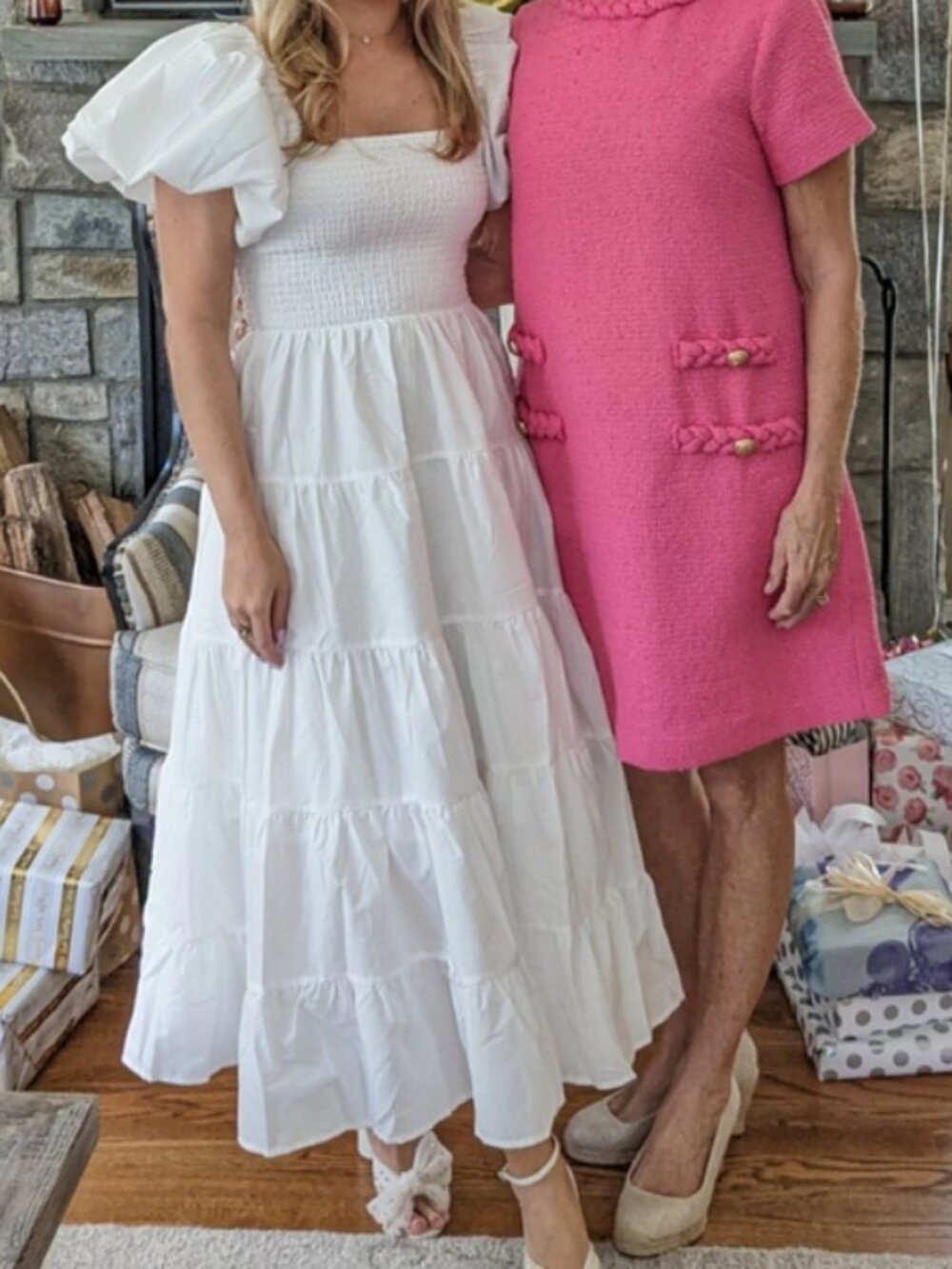 Petal & Pup Puff Sleeve Midi Dress